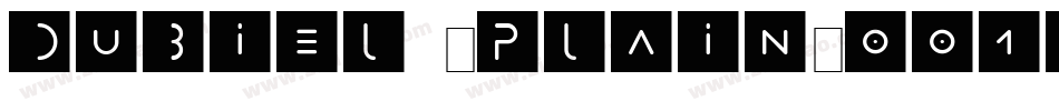 Dubiel (Plain)001.001字体转换